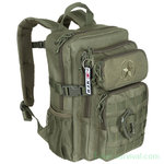 MFH US Backpack 15l, Assault Kids, OD green