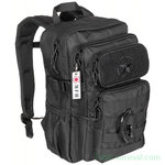 MFH US Backpack 15l, Assault Kids, black