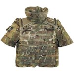 Osprey MKIV Assault body armour vest, met kevlar soft armour fillers, MTP camo
