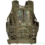 MFH Tactical vest USMC met koppelriem en tassen, flecktarn