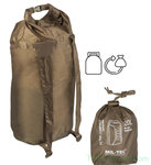 Mil-Tec Waterbestendige rugzak / Drybag, Rip Stop, 20L, dark coyote
