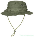 MFH US GI Bush Hat, kinriem, GI Boonie, Rip Stop, legergroen