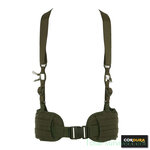 101 Inc Combat belt load carrying set Cordura LQ16205+LQ15292 Molle, olijfgroen