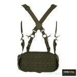 101 Inc Combat belt load carrying set Cordura LQ16205+LQ15292 Molle, olijfgroen