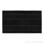 101 Inc Panneau boucle et corchet pour patch MOLLE, Grand, noir