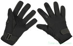 MFH Tactische Neopreen handschoenen, Mesh,  zwart
