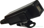 KPO KEP-26K airtube ear-microphone handset, zwart, 2-pins Kenwood mini-jack aansluiting