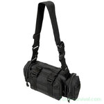 Tactical hip bag / shoulder bag, black