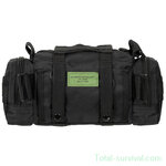 Tactical hip bag / shoulder bag, black