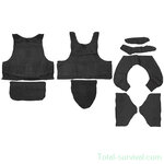 Italiaanse NC4-09 body armour vest, met kevlar soft armour fillers, vegetato camo