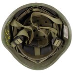 Italiaanse P.T. ballistische kevlar gevechtshelm, olijfgroen