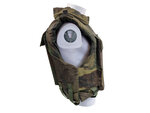 Italiaanse AP98 body armour vest, met kevlar soft en hard armour fillers, full kit, woodland camo