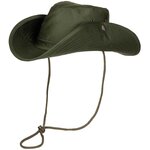MFH bush hoed met drukknop aan de zijkanten, olijfgroen