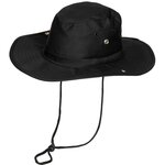 MFH bush hoed met drukknop aan de zijkanten, zwart