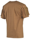 MFH US short sleeve shirt met mouwzakken, coyote tan