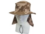 Britse leger Bush Hat, GI Boonie, Tropen met nekbescherming, desert DPM