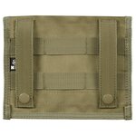 MFH chest pouch Molle with velcro patch, coyote tan