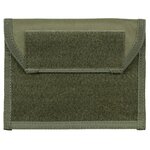 MFH chest pouch Molle with velcro patch, OD green