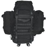 KL landmacht Alpine Sting veldrugzak 80L met zijtassen en Daypack dragers, zwart