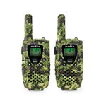 Nedis TK0810 PTT/VOX communication portofoon set incl. headsets, tot 8 km, digital woodland