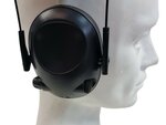 Protection auditive active tactique Mil-Tec, EN352-4, noire