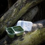 Fosco Lunchbox opvouwbaar 600 ml, groen, met deksel