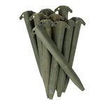 US army Tent pegs OD green, set of 10 pieces