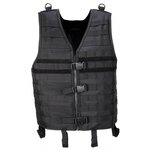 MFH Gilet de transport de charge tactique Molle, noir