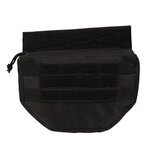 Mil-Tec Drop down pouch voor plate carrier vesten, zwart