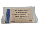 J.D.L. Chemical agent detectiepapier, een kleur – nr. 2 Mk 2