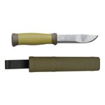 Morakniv Mora 2000 bushcraft mes, olijfgroen