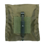 Fosco kompas tas nylon, alice clip, legergroen