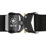 MFH tactical belt trouser belt, quick release 3,7CM, black