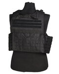 Mil-tec Plate carrier vest laser cut, zwart