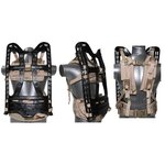 US army Rifleman combat rugzak Molle II lightweight 80L, incl. draagstel, DCU desert camo