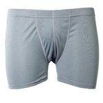 KL landmacht heren boxershort, Silverplus Antimicrobieel, polyester, grijs