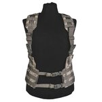 H-Gear GEN 3 USAF tactical fighting load carrier harness, Molle II Modular, ABU camo