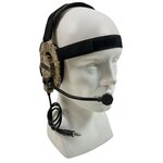 Z-Tactical Bowman EVO III headset Z029, Nato-jack aansluiting, Digital Desert camo