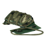 Fosco système d'hydratation sac à dos 2,5L avec vessie TPU, Woodland camo