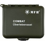 MFH Combat survival set 36-piece, ABS case, OD green