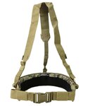 Kombat tactical Molle combat belt set mit Träger, BTP Multicam