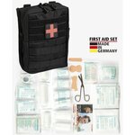 Mil-tec First Aid Kit Leina Pro Large Molle 43-delig, zwart