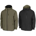 MFH veste thermique Softie, réversible, coupe-vent et déperlante, vert olive / noir