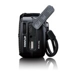 Lenco MCR-113BK emergency radio / world radio AM/FM/SW with LED lamp and battery, wind-up, black