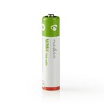 Nedis 1,2 V NiMH-Akku HR03 AAA 700 mAh, vorgeladen, 2er-Pack