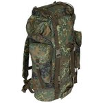 Bundeswehr Kampfrucksack 65L mit Seitentaschen, flecktarn