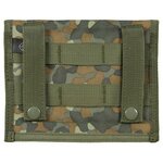 Pochette poitrine MFH Molle avec patch velcro, flecktarn