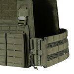 101 Inc QR plate carrier vest lasercut Molle, rapid release, OD green