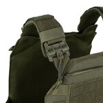 101 Inc QR plate carrier vest lasercut Molle, rapid release, legergroen