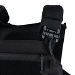 101 Inc QR plate carrier vest lasercut Molle, rapid release, black